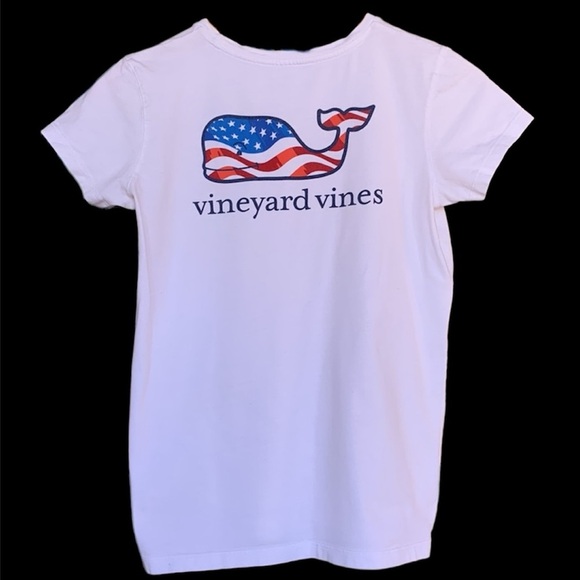 Vineyard Vines 100% cotton flag T-shirt size Large (14) - Picture 1 of 10